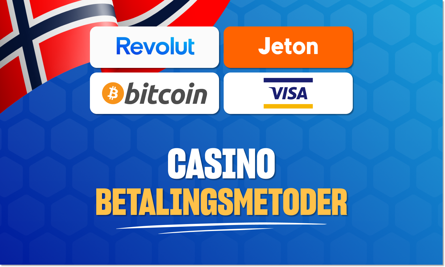betalingsmetoder på casinoene