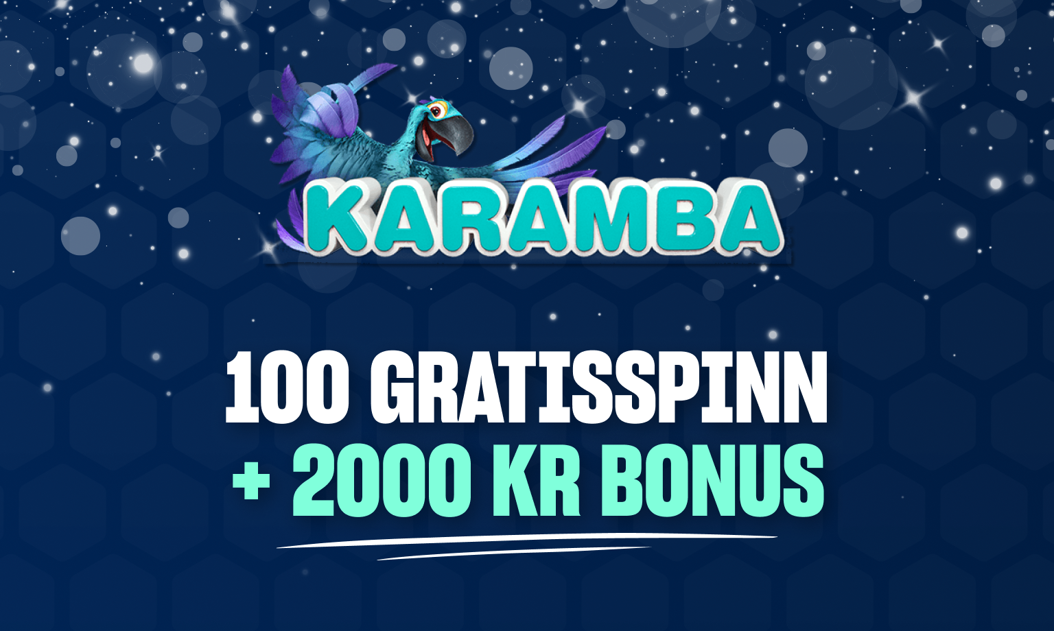 alle nye spillere fÃ¥r 100 free spins og 100% opptil 2000 kroner fra Karamba Casino