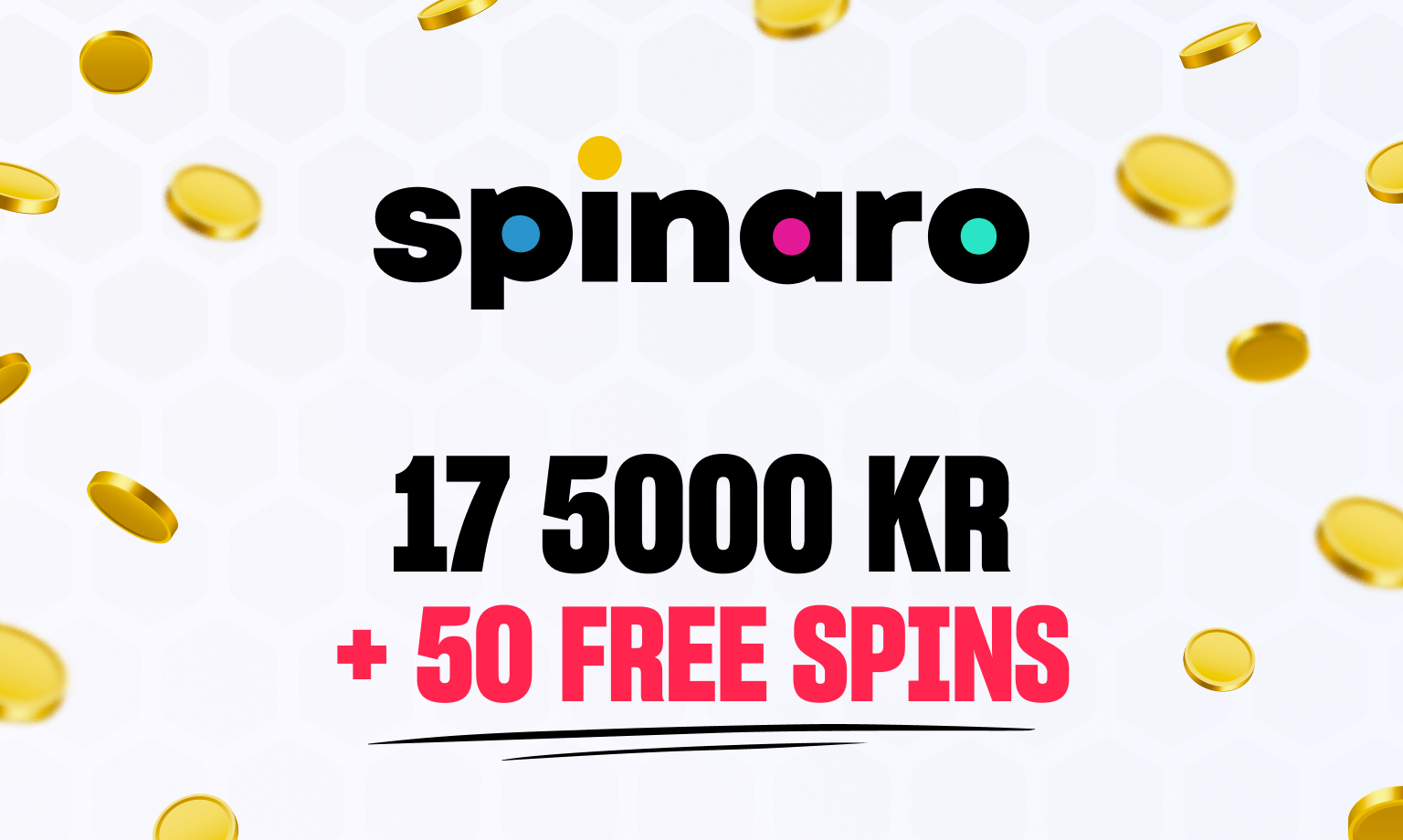 spinaro casinos har en firedelt velkomstpakke til nye spillere