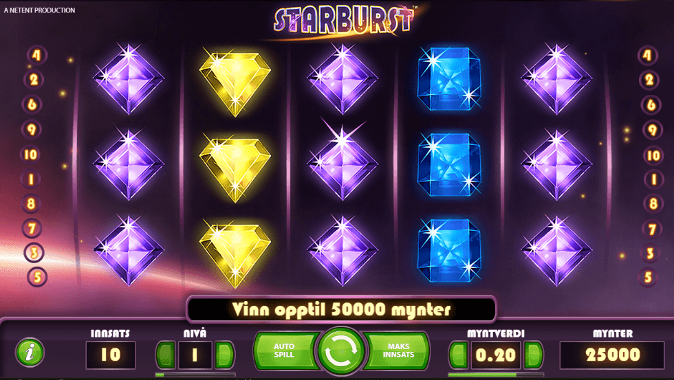 starburst spilleautomat